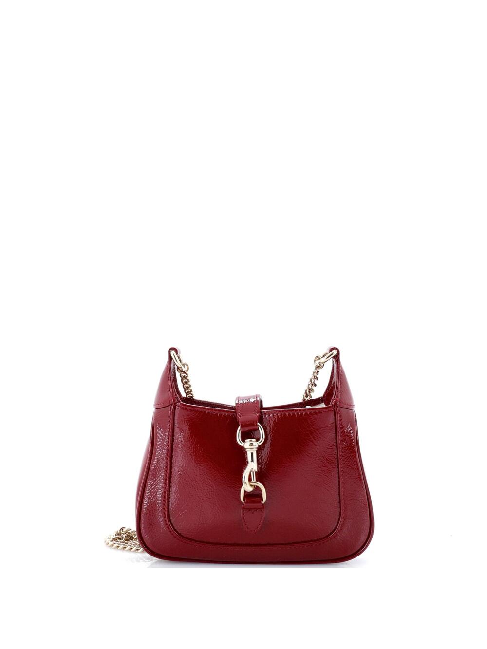 Gucci Jackie Notte Chain Hobo Patent #364893G19B